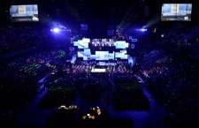 Students fill the dome at We Day at the Saddledome on Thursday.