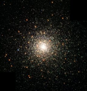 a close up photo of the bright center of a star cluster