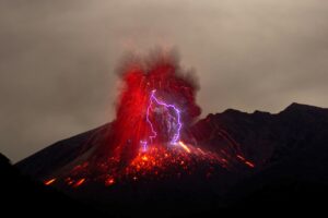 Volcanic Lightning